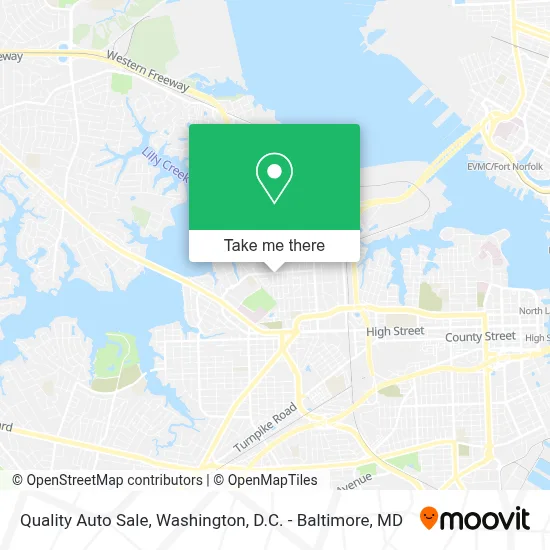 Quality Auto Sale map