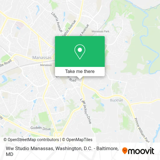 Ww Studio Manassas map