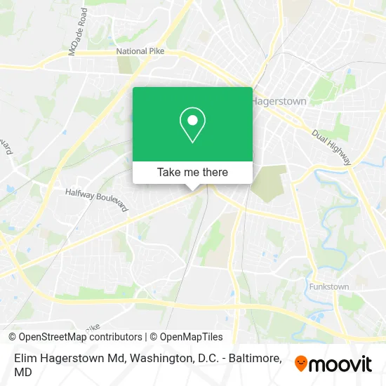 Elim Hagerstown Md map