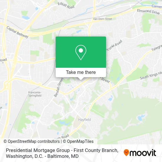 Presidential Mortgage Group - First County Branch map