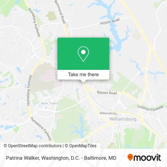 Patrina Walker map
