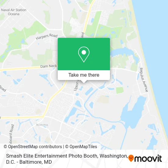 Smash Elite Entertainment Photo Booth map