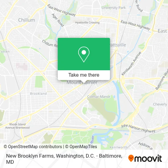 New Brooklyn Farms map