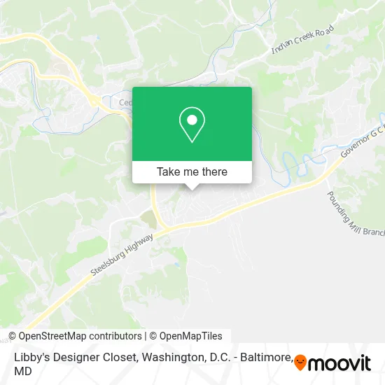 Libby's Designer Closet map