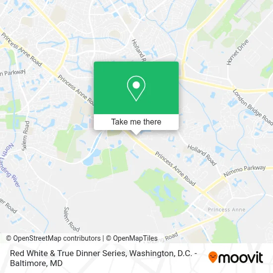 Red White & True Dinner Series map