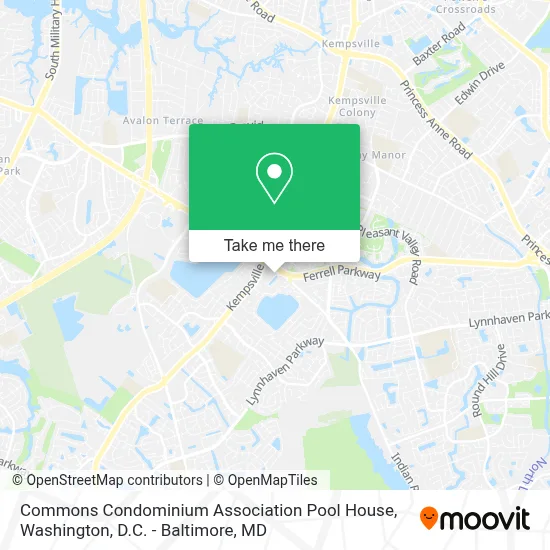 Commons Condominium Association Pool House map