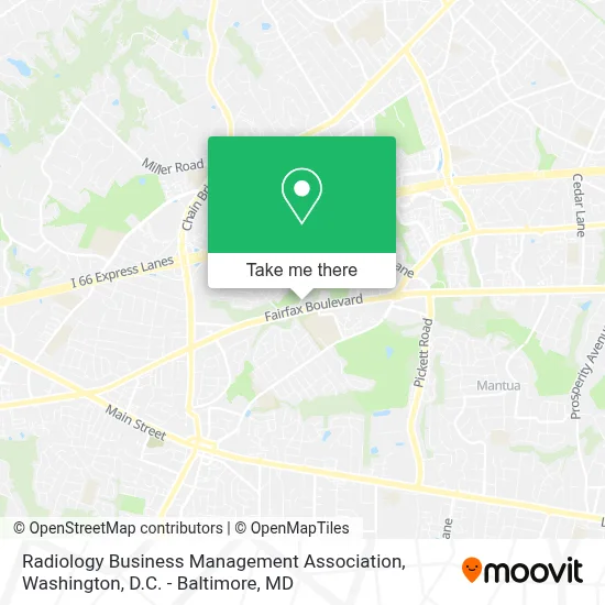 Radiology Business Management Association map