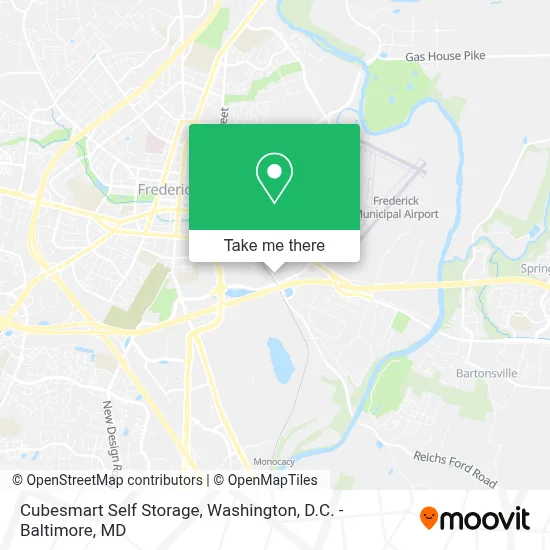 Cubesmart Self Storage map