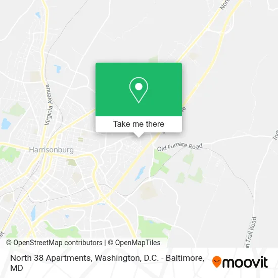 North 38 Apartments map