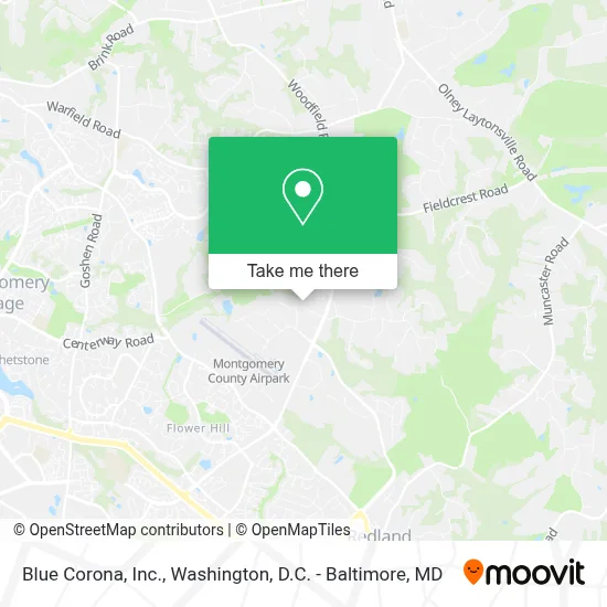 Blue Corona, Inc. map