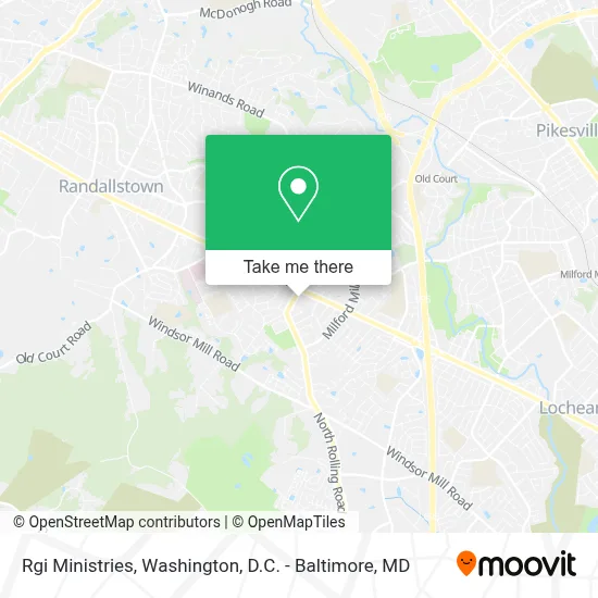 Rgi Ministries map