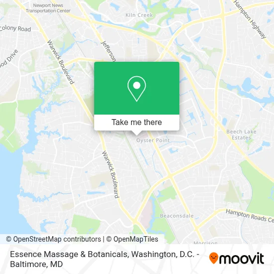 Essence Massage & Botanicals map
