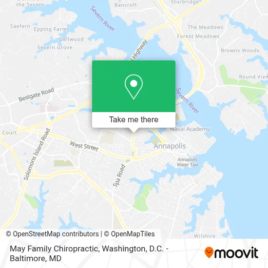 May Family Chiropractic map
