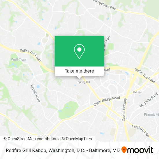 Redfire Grill Kabob map