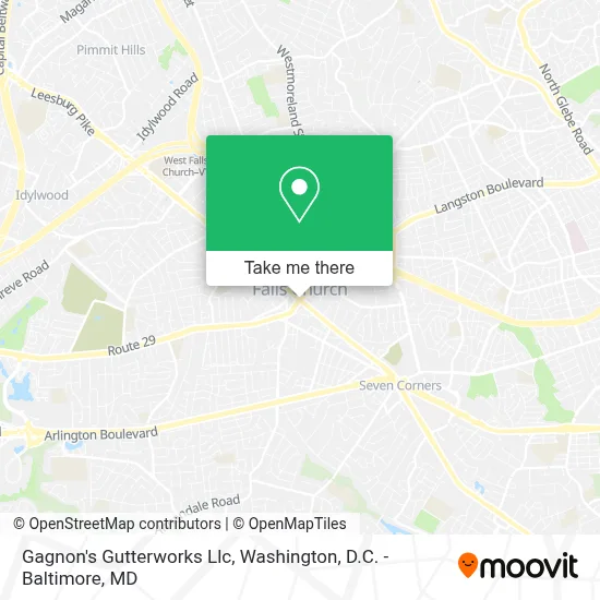 Gagnon's Gutterworks Llc map