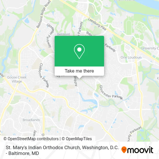 St. Mary's Indian Orthodox Church map