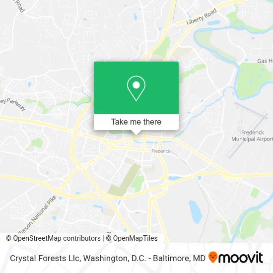 Crystal Forests Llc map