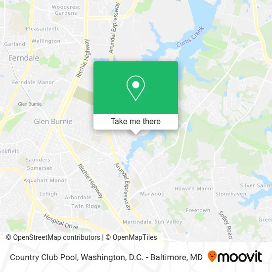 Country Club Pool map