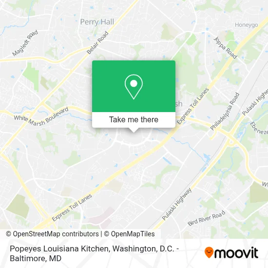 Popeyes Louisiana Kitchen map
