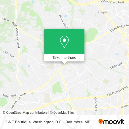 C & T Boutique map