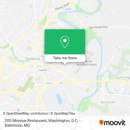 200 Monroe Restaurant map