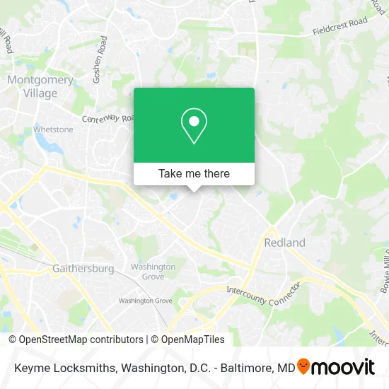 Keyme Locksmiths map