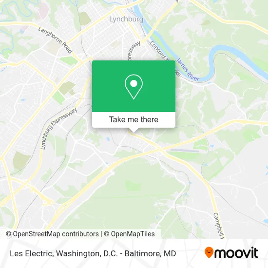 Les Electric map