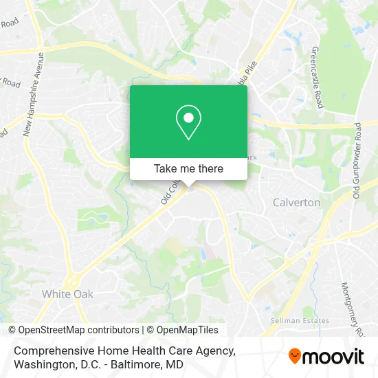 Comprehensive Home Health Care Agency map