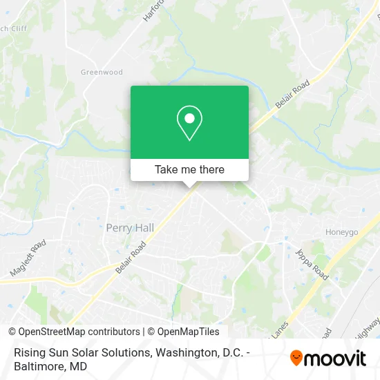 Rising Sun Solar Solutions map