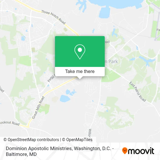 Dominion Apostolic Ministries map