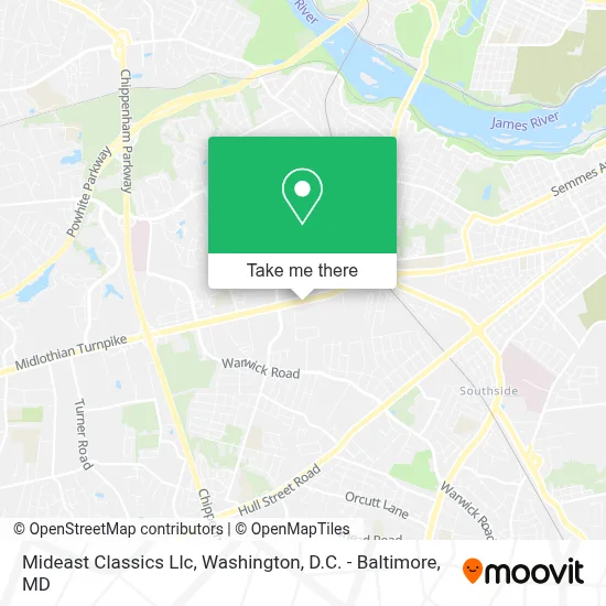 Mideast Classics Llc map
