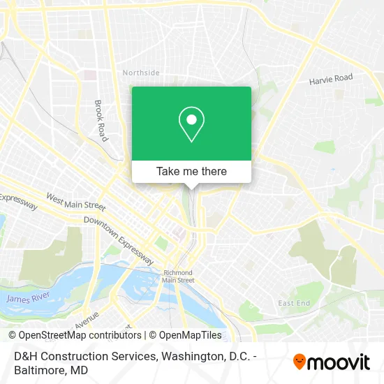 D&H Construction Services map
