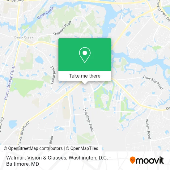 Walmart Vision & Glasses map