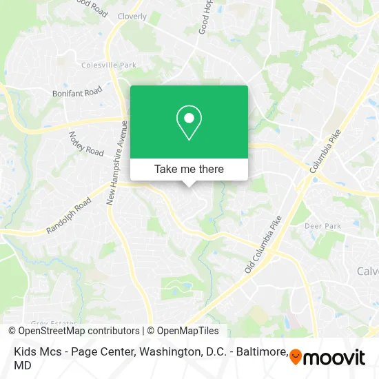 Kids Mcs - Page Center map