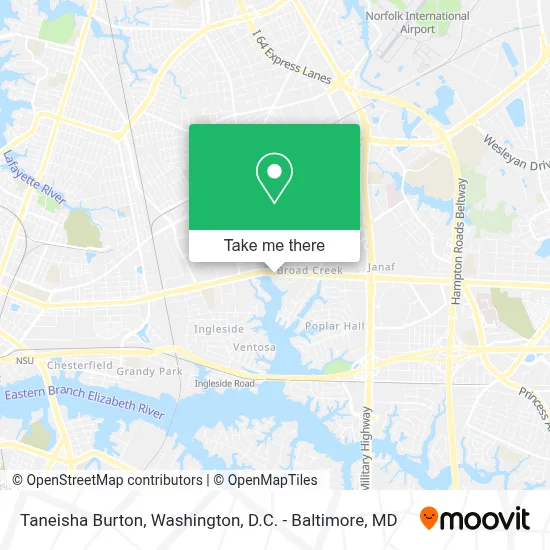 Taneisha Burton map