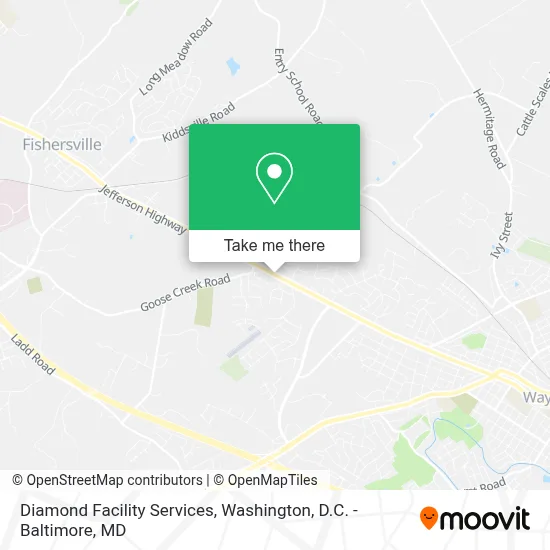 Diamond Facility Services map
