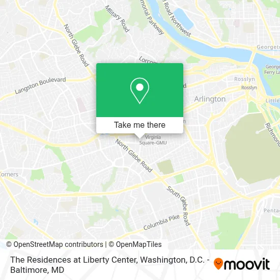 The Residences at Liberty Center map