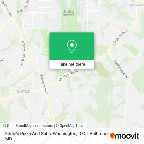 Eddie's Pizza And Subs map