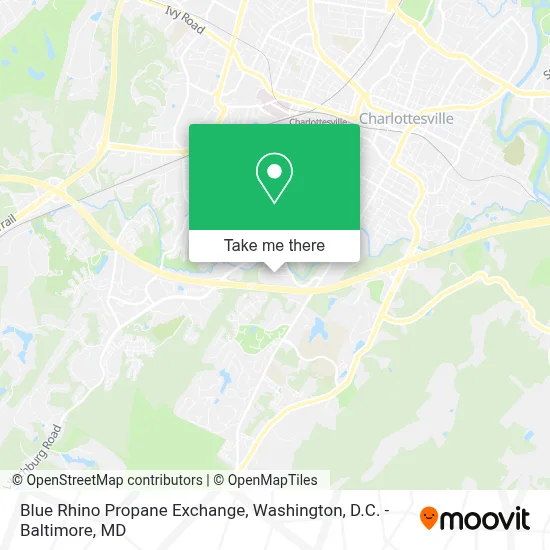 Blue Rhino Propane Exchange map