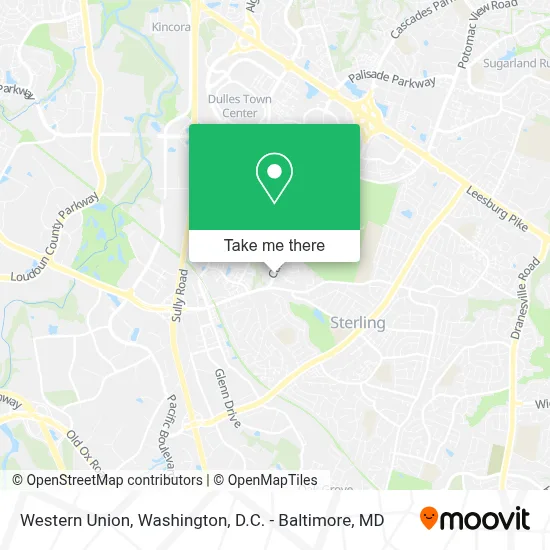 Western Union map