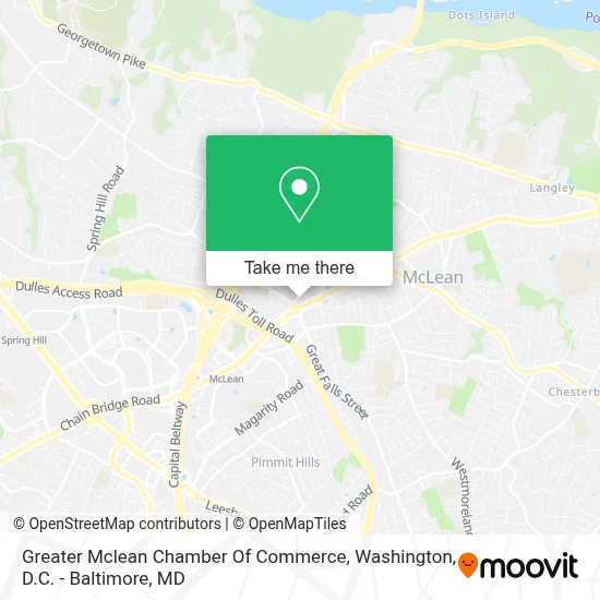Greater Mclean Chamber Of Commerce map