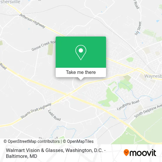 Walmart Vision & Glasses map