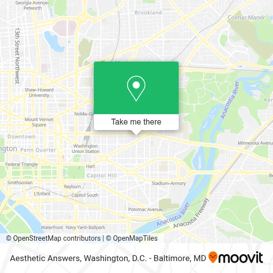 Aesthetic Answers map