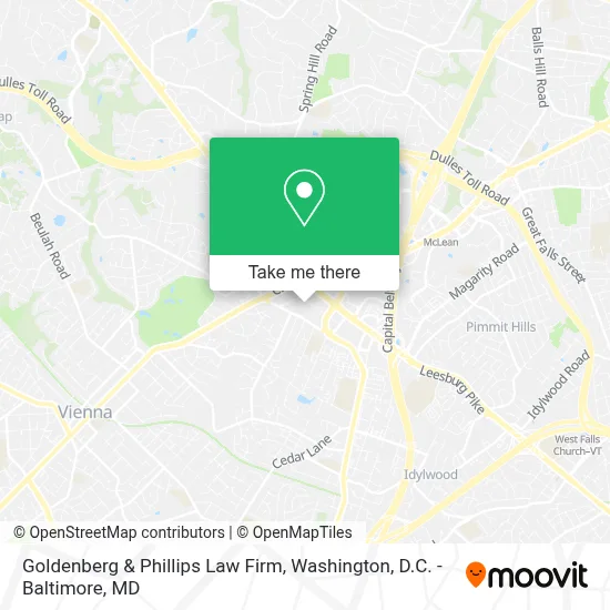 Goldenberg & Phillips Law Firm map