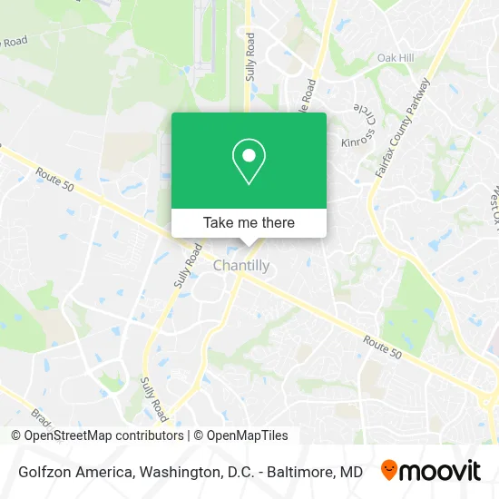 Golfzon America map