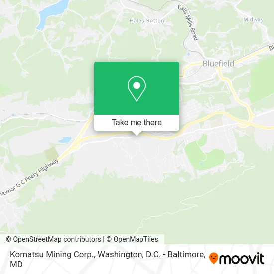 Komatsu Mining Corp. map