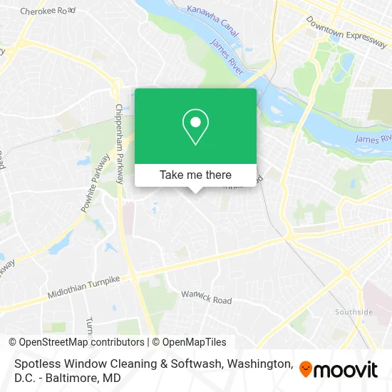Spotless Window Cleaning & Softwash map