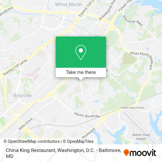 China King Restaurant map