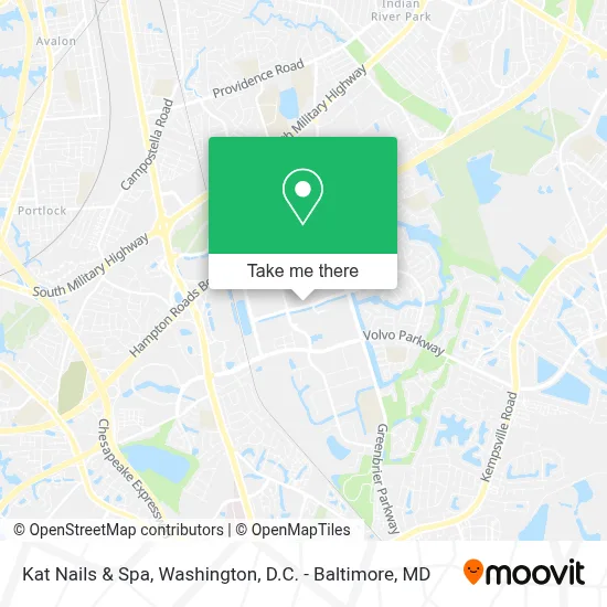 Kat Nails & Spa map
