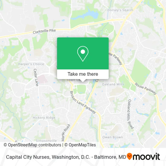 Capital City Nurses map